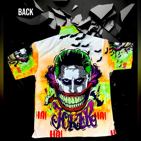 Multicolor All over print Joker Buttons Up Shirt - Picture 3 of 5
